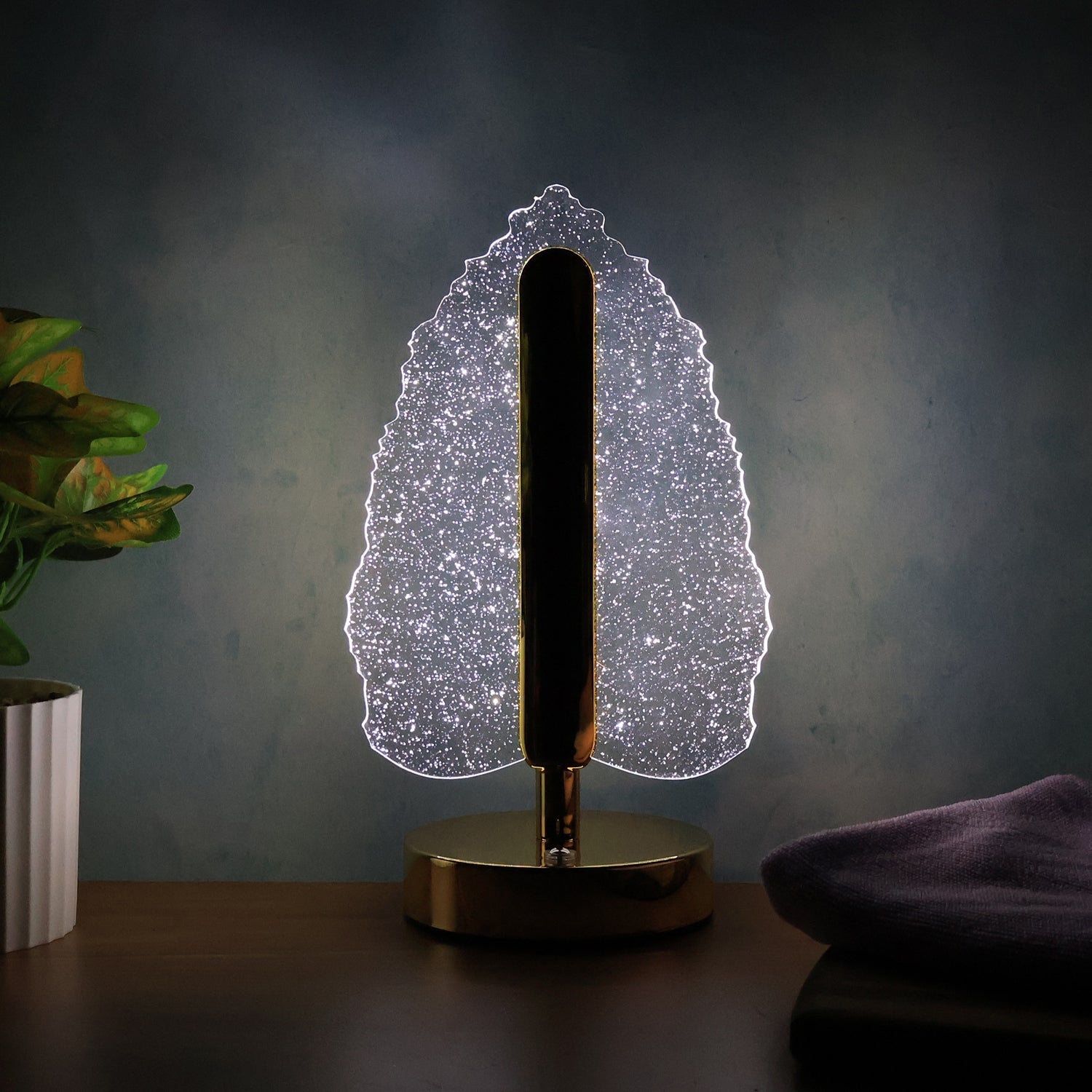 Premium LED Crystal Table Lamp with USB Power Premium LED Crystal Table Lamp with USB Power